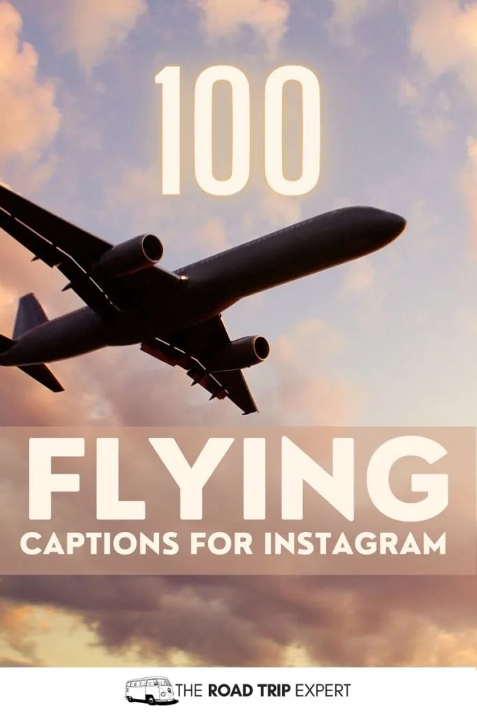 Flying Captions for Instagram pinterest pin