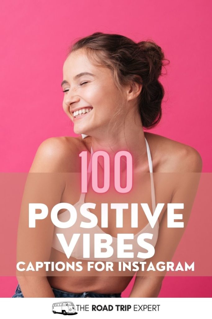 Positive Vibes Captions for Instagram pinterest pin