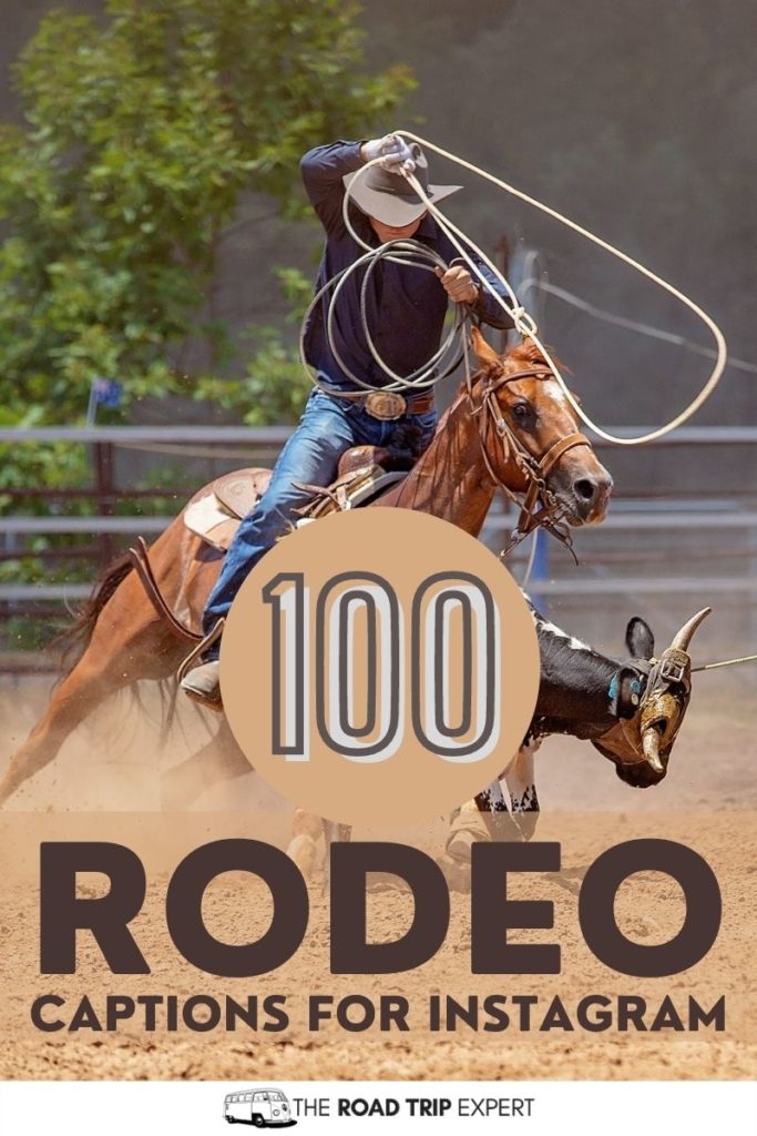 Rodeo Captions for Instagram pinterest pin