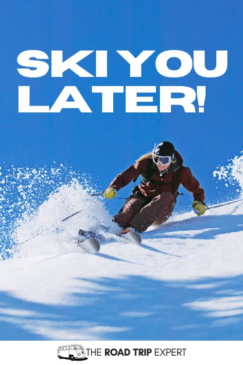 ski captions