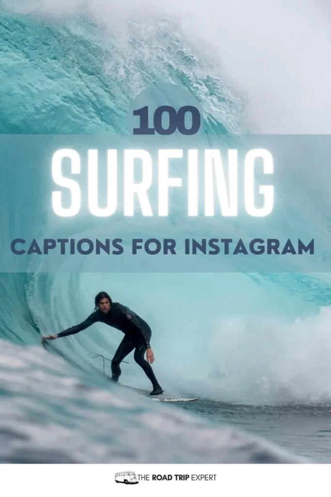 Surfing Captions for Instagram Pinterest Pin