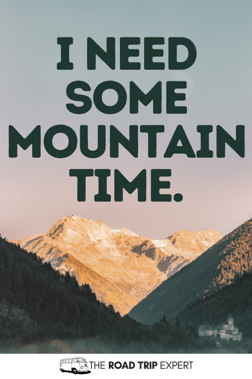 mountain quotes for Instagram