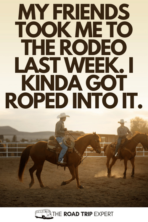 rodeo caption for instagram