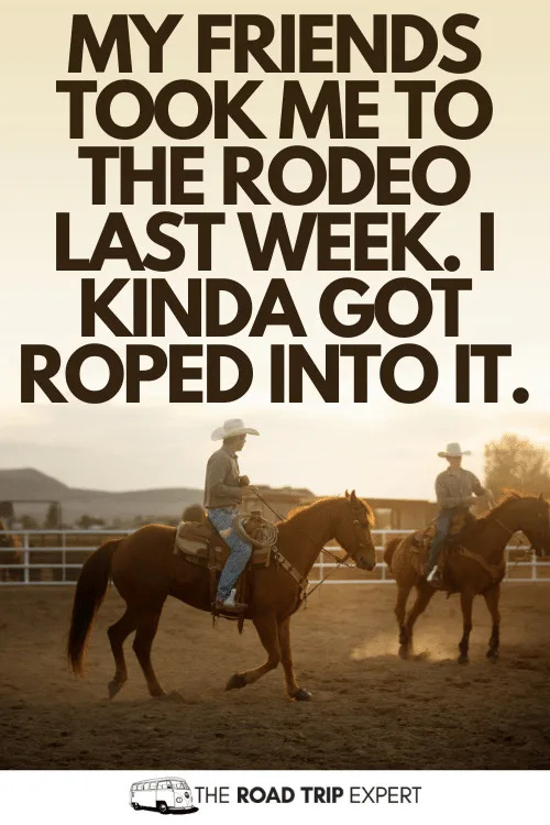 rodeo caption for instagram