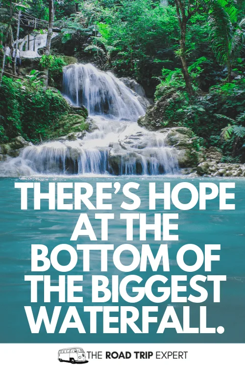 waterfall quotes for Instagram
