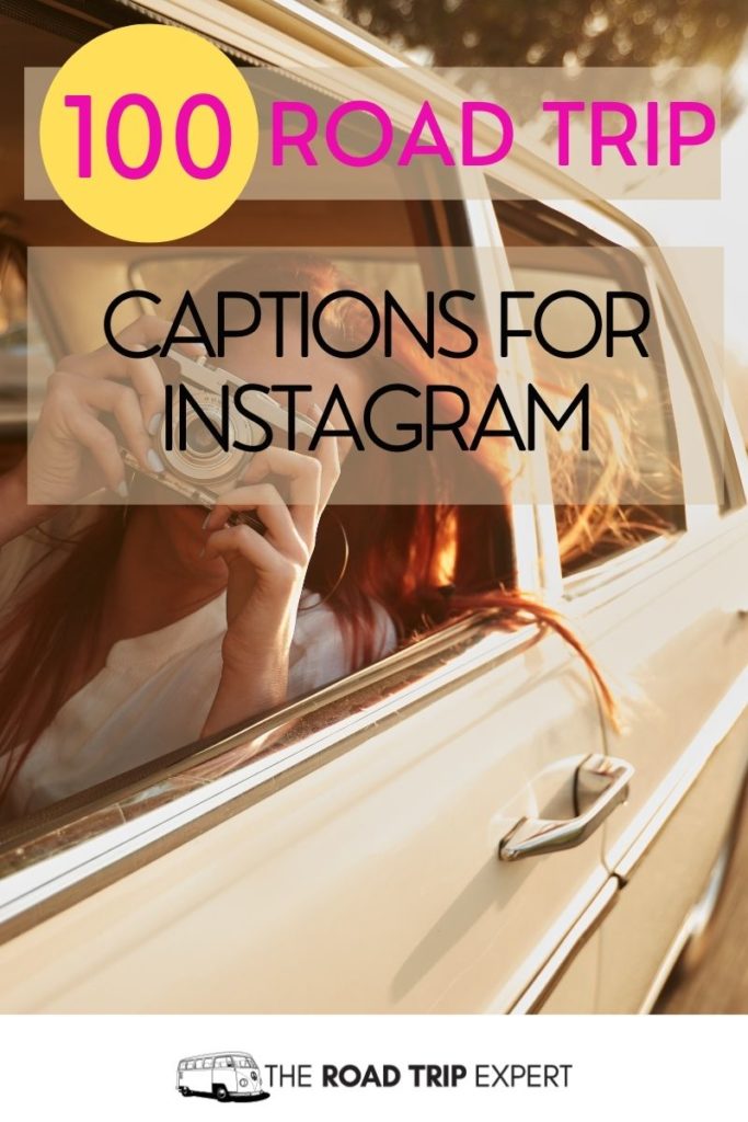 Road trip Captions for Instagram Pinterest Pin
