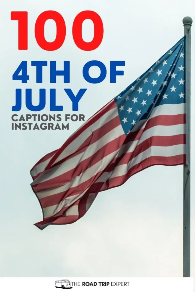 4th July Captions for Instagram pinterest pin