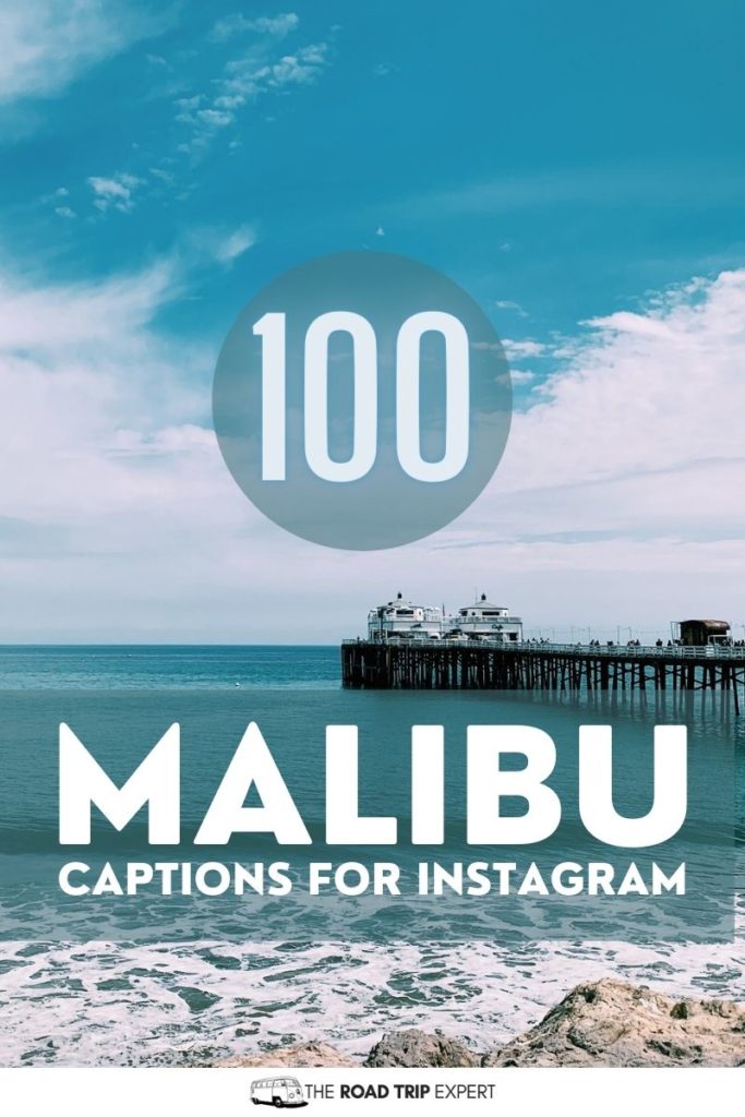 Malibu Captions for Instagram pinterest pin