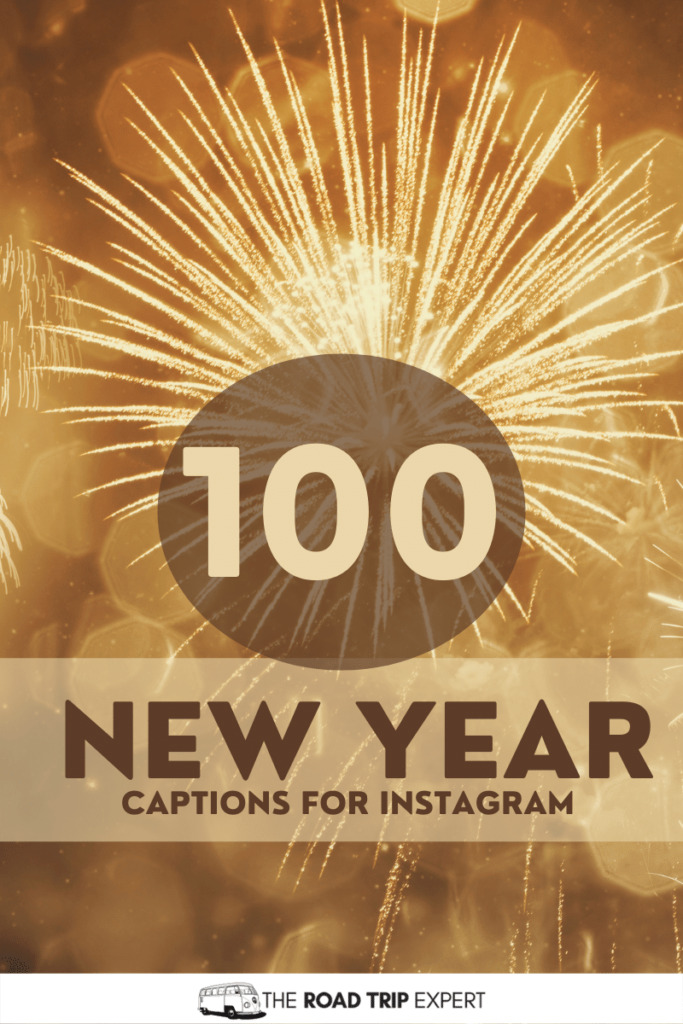 New Year Captions for Instagram pinterest pin