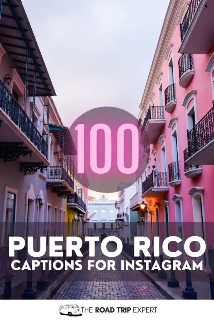 Puerto Rico Captions for Instagram pinterest pin