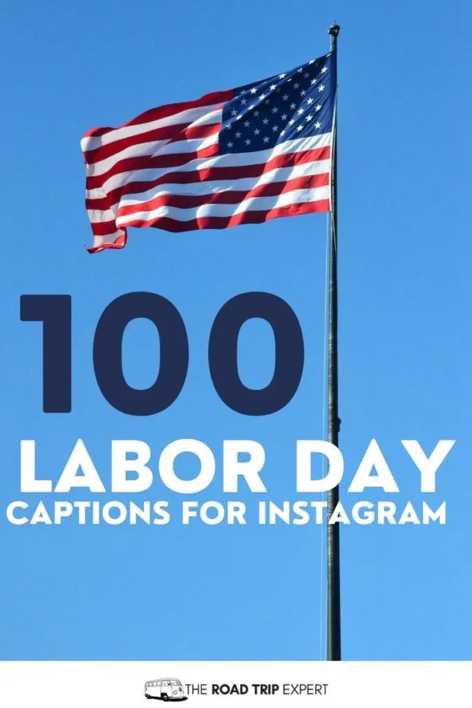 labor day captions for Instagram pinterest pin
