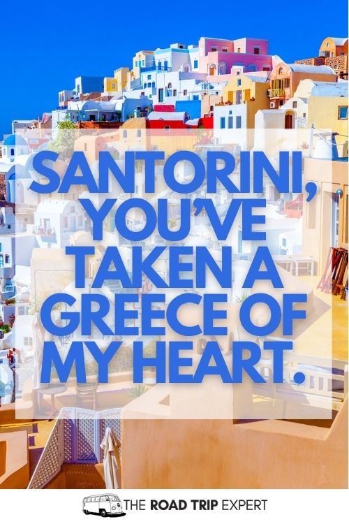 santorini quote for instagram