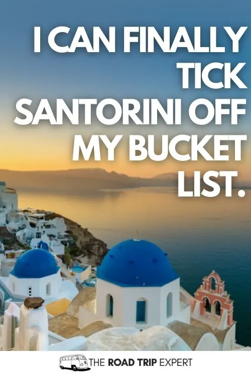 Santorini quotes for Instagram
