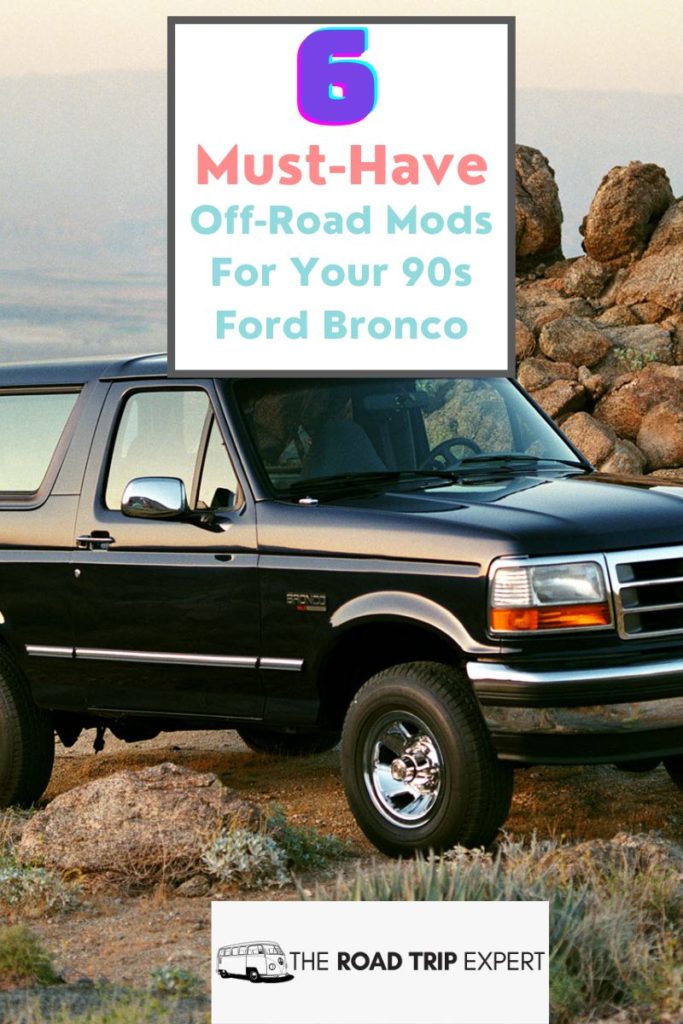 90s Ford Bronco Mods pinterest pin