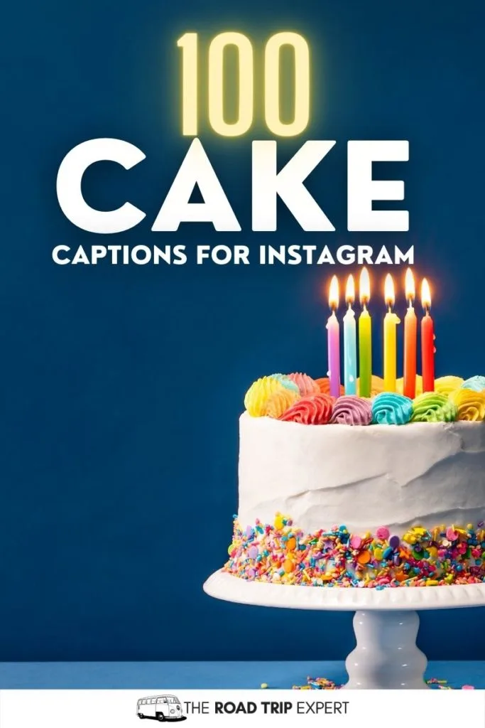 Cake Captions for Instagram pinterest pin