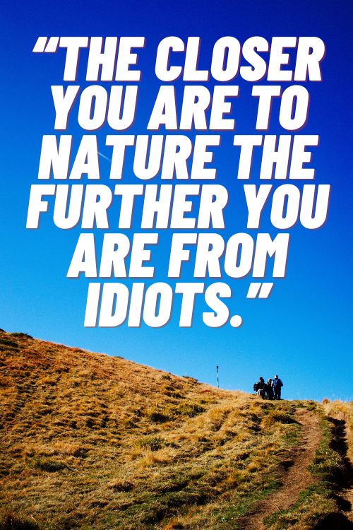 Funny Hiking Quotes