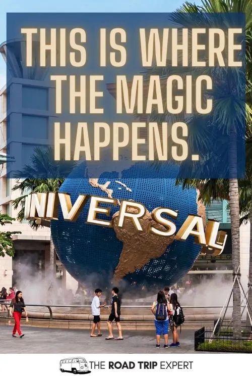 Instagram Caption for Universal Studios