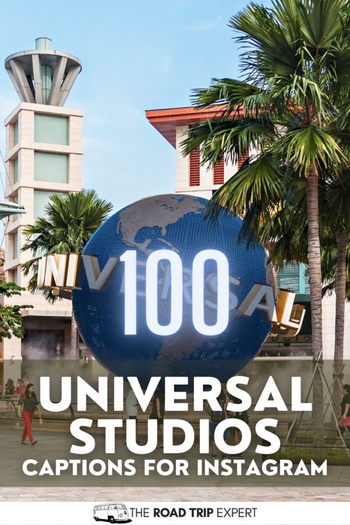 Universal Studios Captions for Instagram pinterest pin