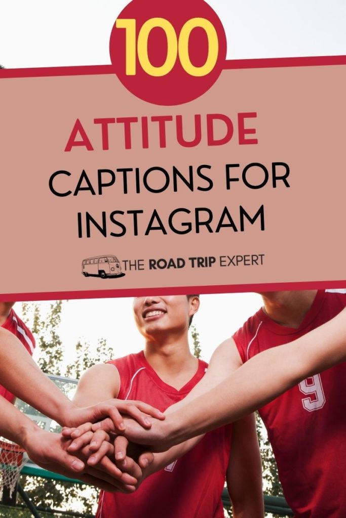 Attitude captions for Instagram pinterest pin