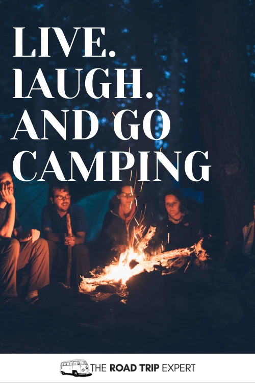 Camping Caption