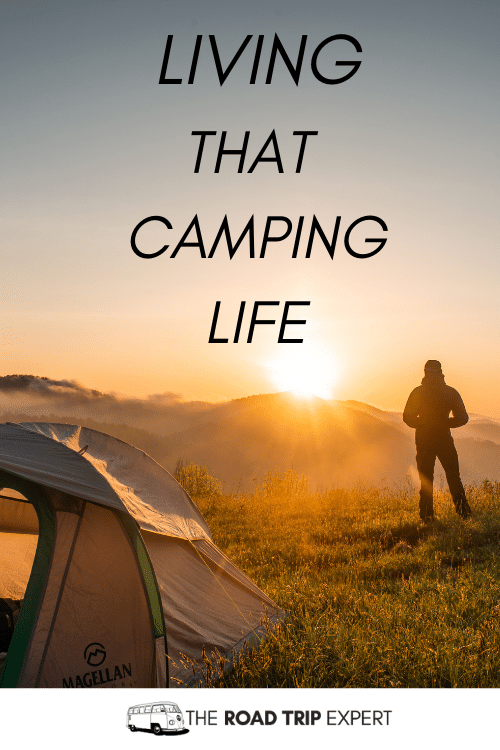 Camping captions