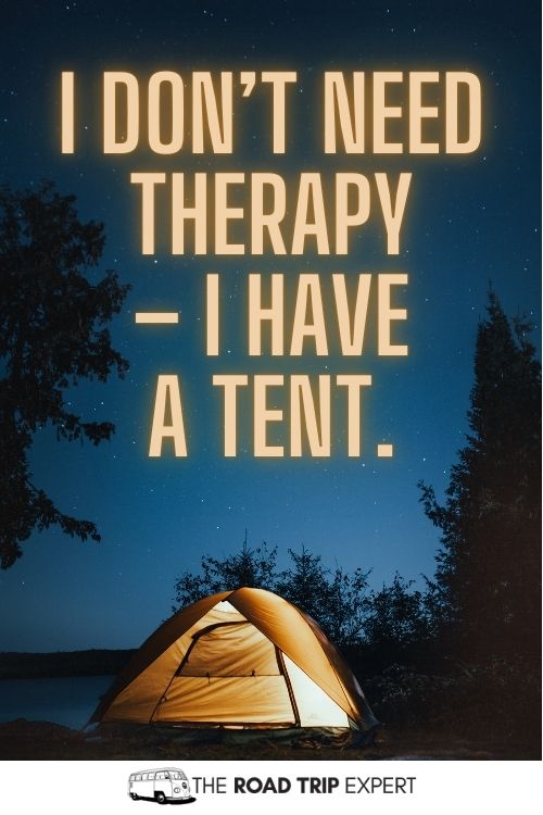Camping Instagram captions