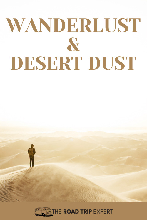 Desert Captions for Instagram