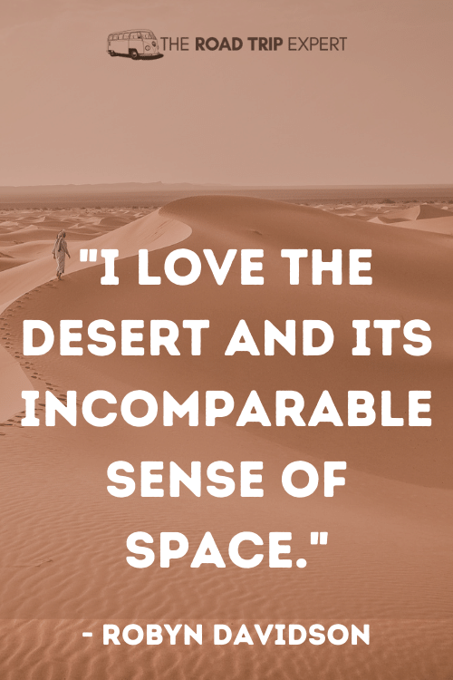 Desert quotes for Instagram