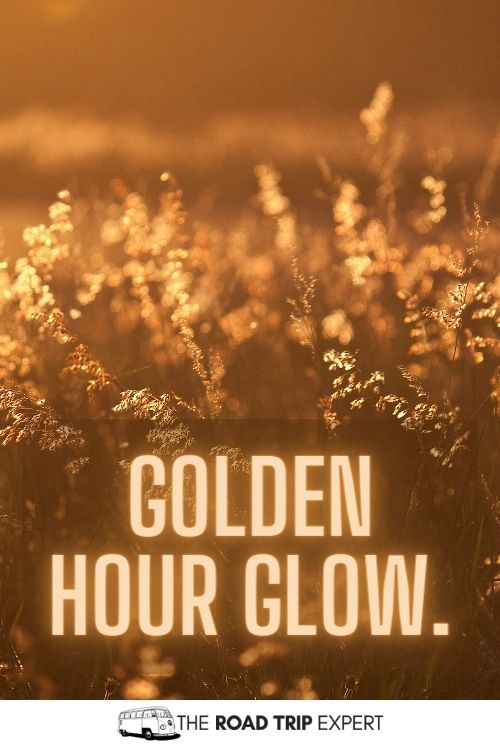 Golden Hour Captions for Instagram