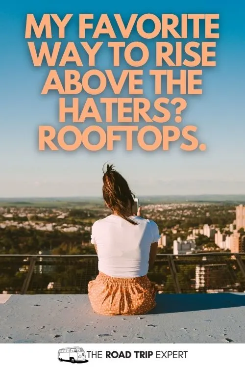 Rooftop Bar Captions