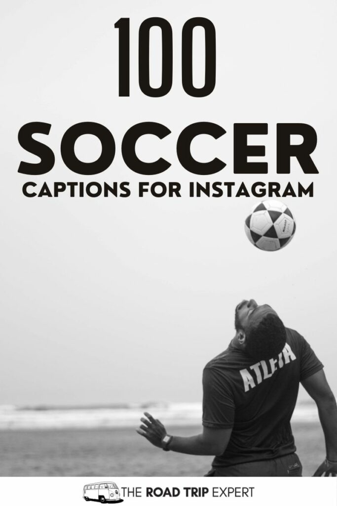 Soccer Captions for Instagram pinterest pin