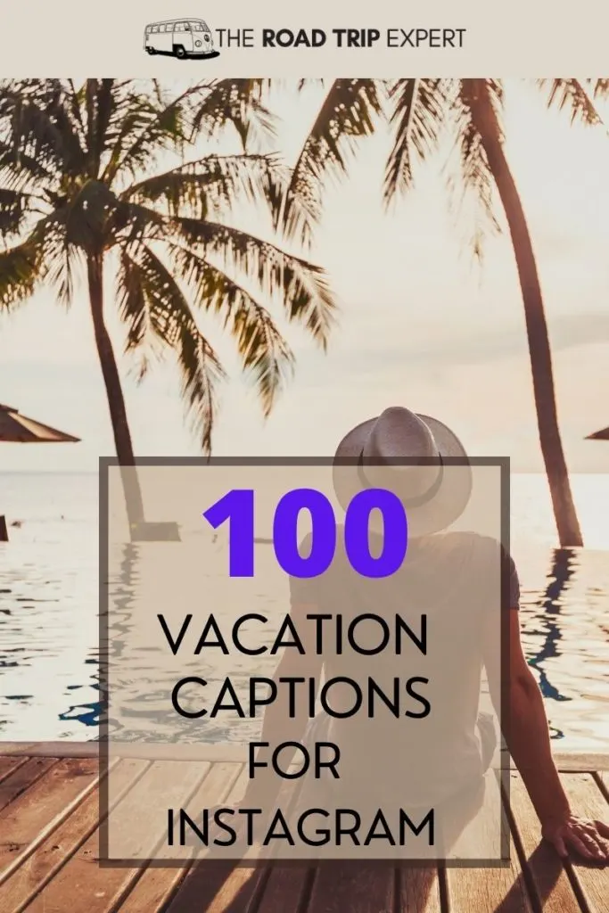 Vacation Captions for Instagram Pinterest Pin