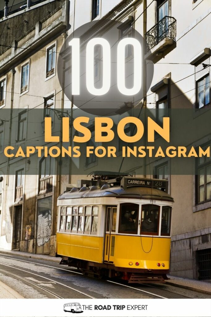 Lisbon Captions for Instagram pinterest pin