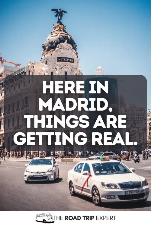 Madrid Instagram Captions