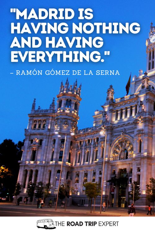 Quotes About Madrid