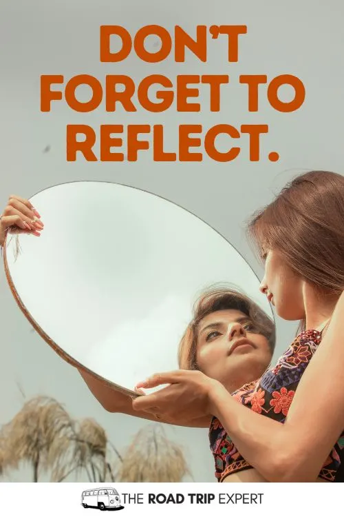100 Beautiful Mirror Selfie Captions for Instagram