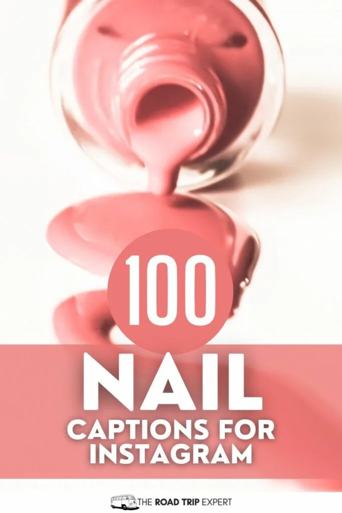 Nail Captions for Instagram pinterest pin