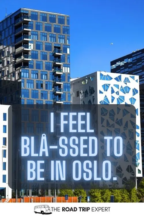 Oslo Instagram Captions