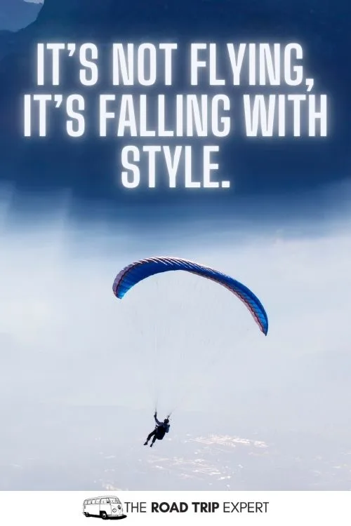 Skydiving Captions for Instagram