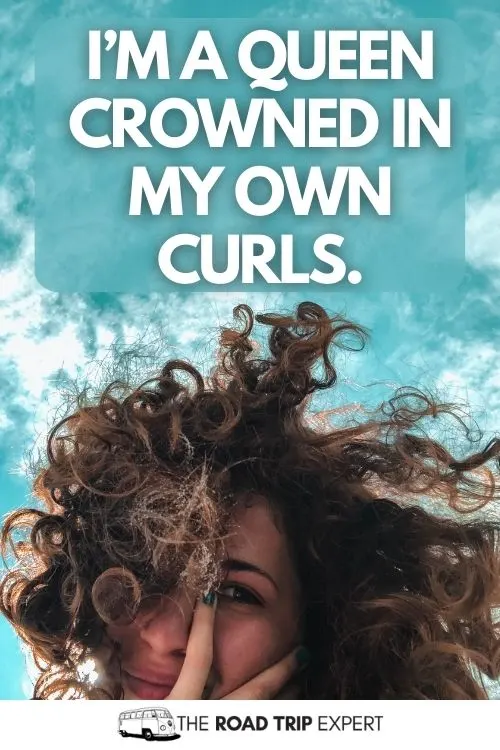Curly Hair Caption