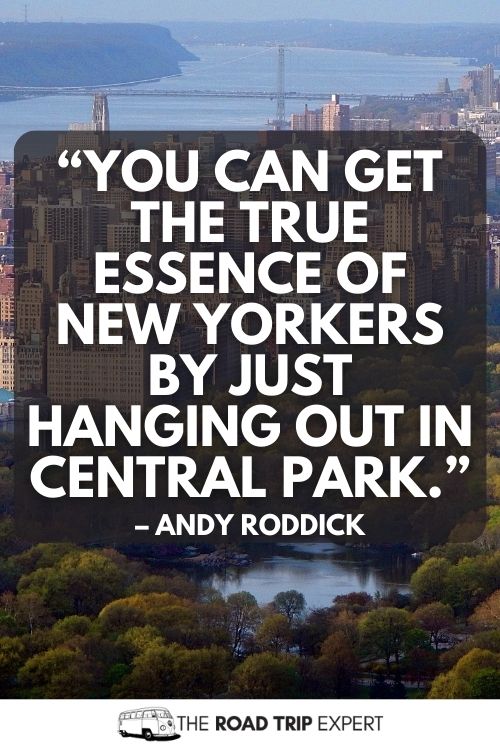 Central Park Quotes