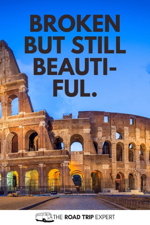 Colosseum Instagram Captions