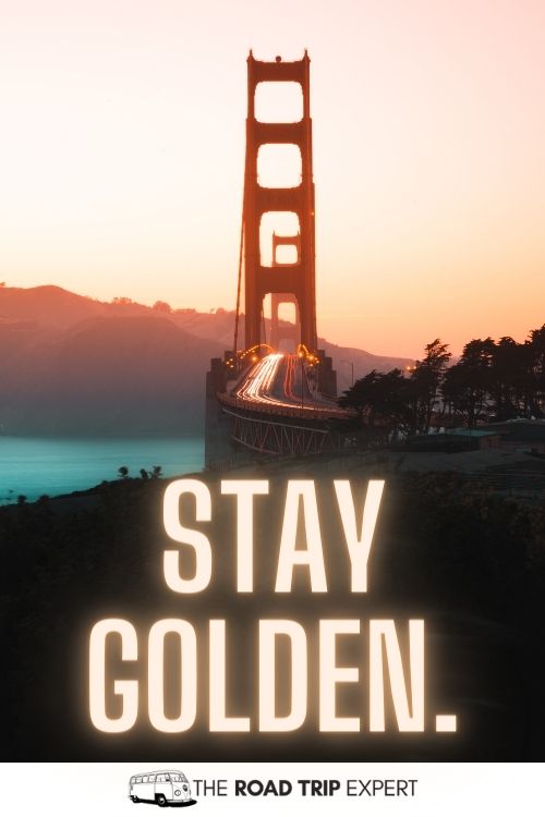 Golden Gate Bridge Captions for Instagram