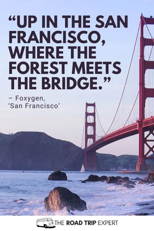 Golden Gate Bridge Quotes for Instagram