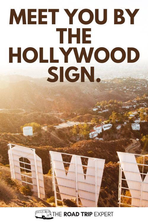 Hollywood Sign Captions for Instagram