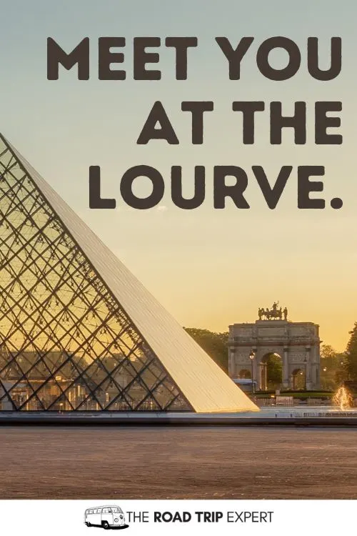 Louvre Instagram Captions