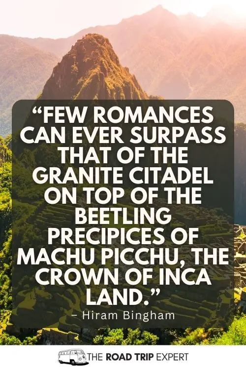 Machu Picchu Quotes