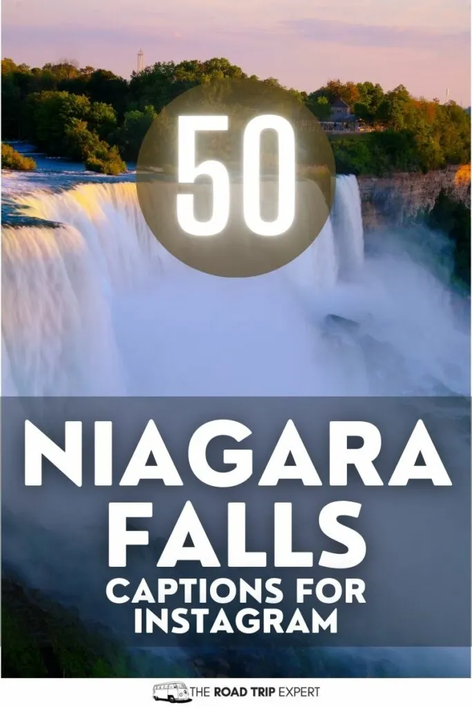 Niagara Falls Captions for Instagram pinterest pin