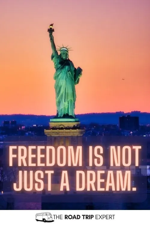 Statue of Liberty Captions