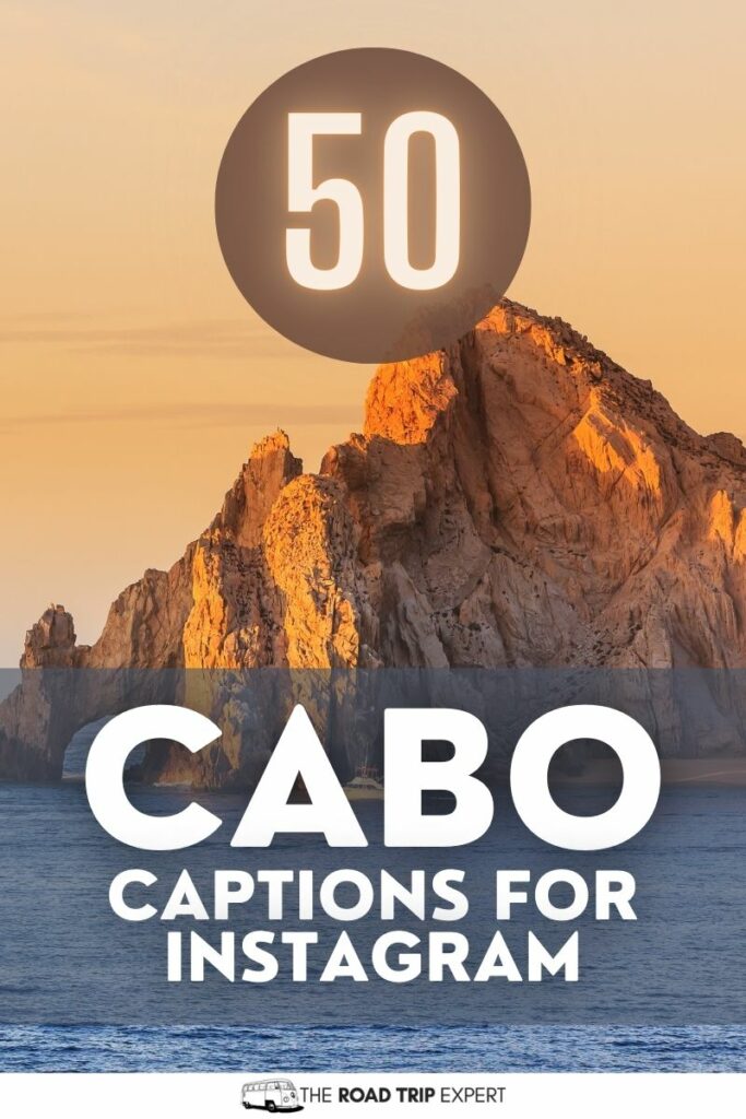 Cabo Captions for Instagram pinterest pin